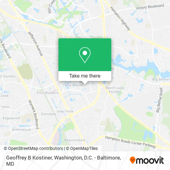 Geoffrey B Kostiner map