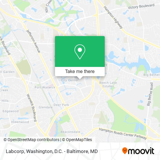 Labcorp map