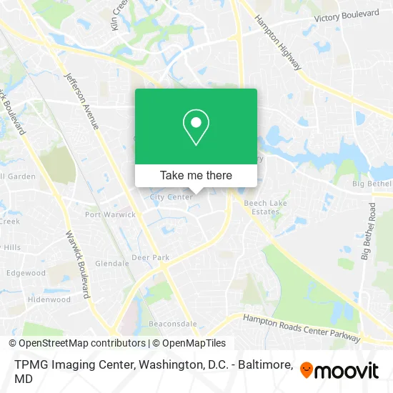 TPMG Imaging Center map