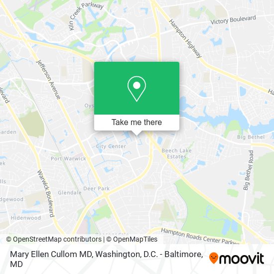 Mary Ellen Cullom MD map