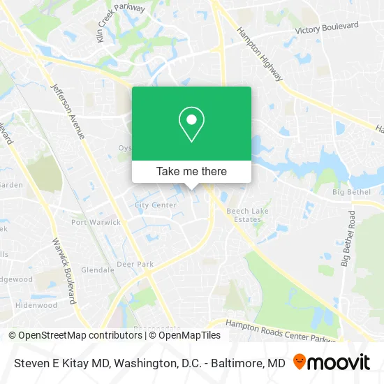 Steven E Kitay MD map