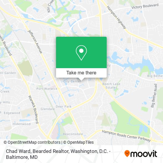 Chad Ward, Bearded Realtor map