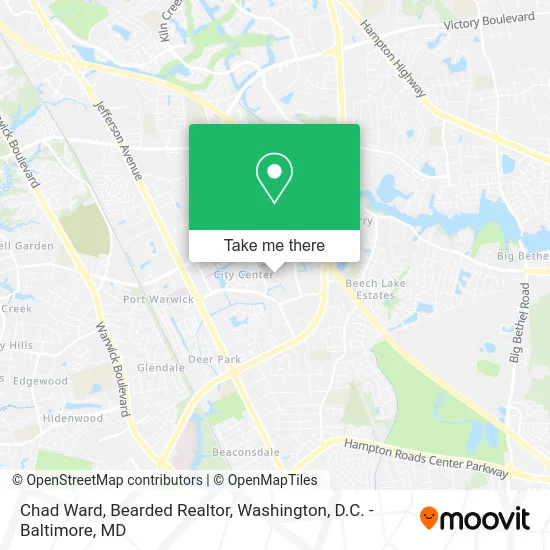 Chad Ward, Bearded Realtor map