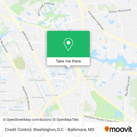 Credit Control map