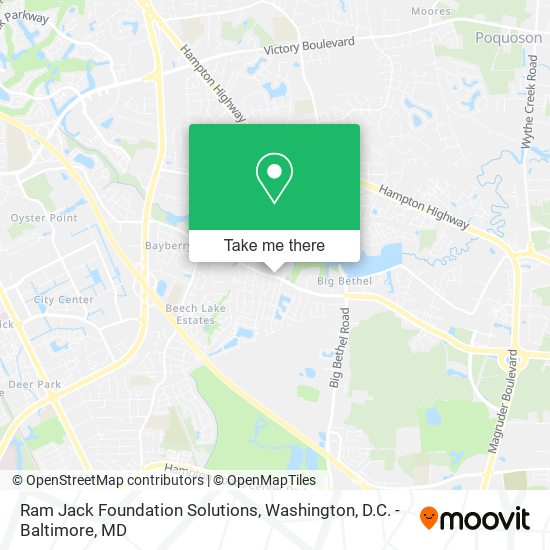 Mapa de Ram Jack Foundation Solutions