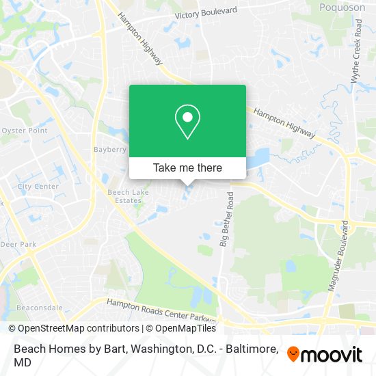 Beach Homes by Bart map