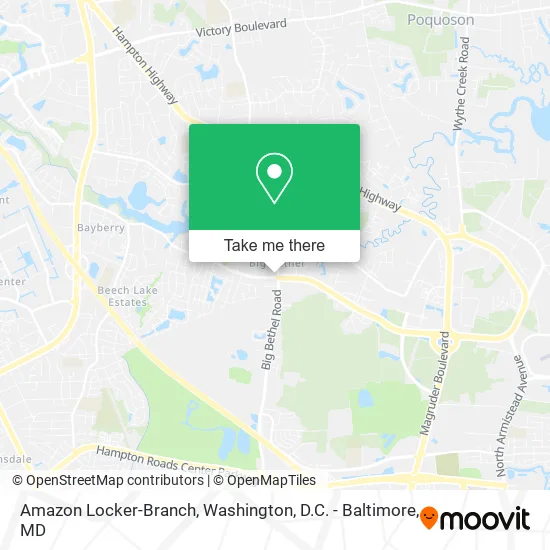 Amazon Locker-Branch map