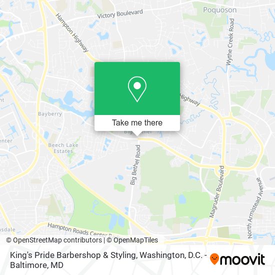 King's Pride Barbershop & Styling map