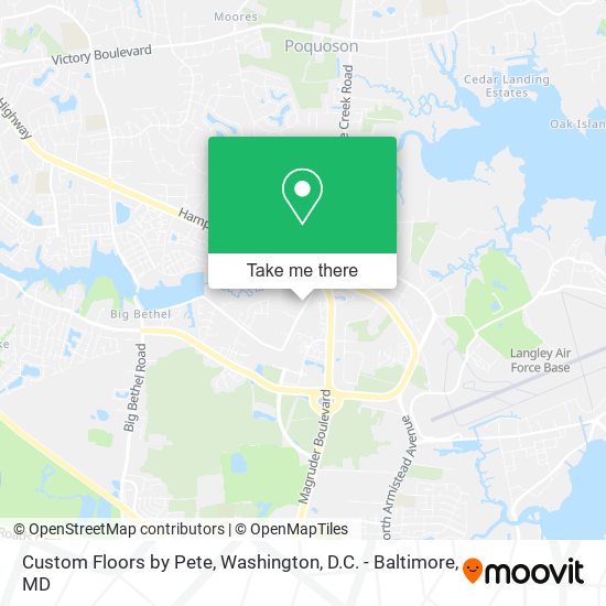 Custom Floors by Pete map