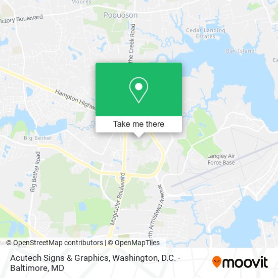 Acutech Signs & Graphics map