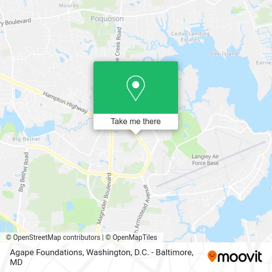 Agape Foundations map