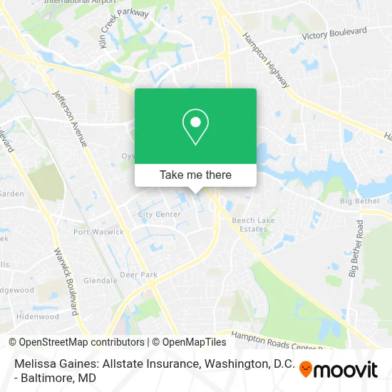 Melissa Gaines: Allstate Insurance map