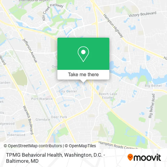 TPMG Behavioral Health map