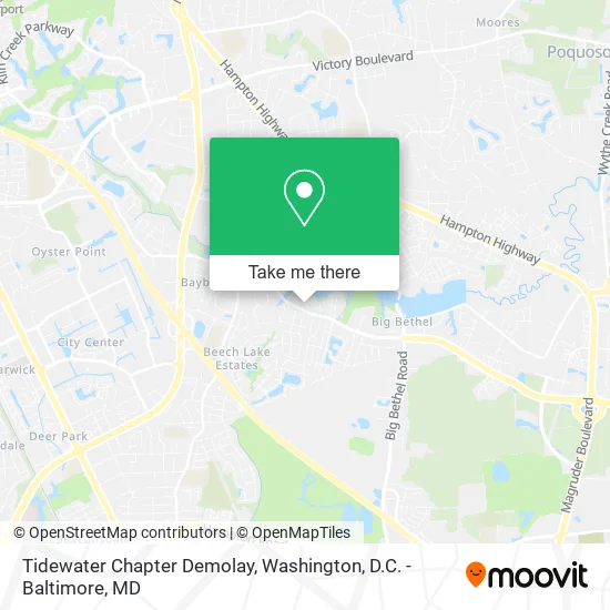Tidewater Chapter Demolay map