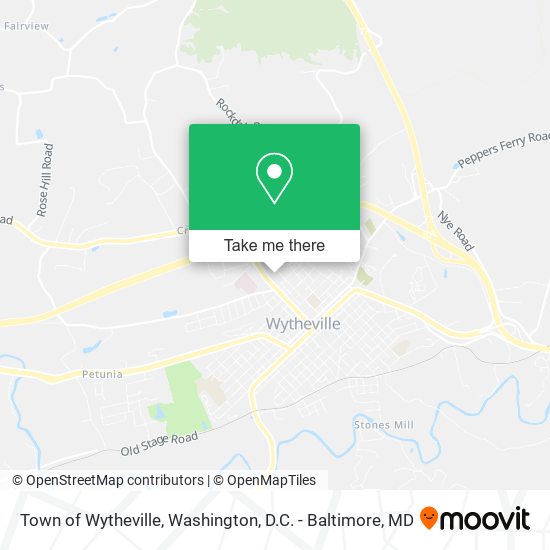 Town of Wytheville map