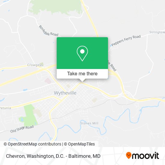 Mapa de Chevron