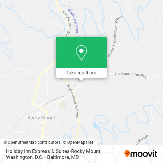 Mapa de Holiday Inn Express & Suites-Rocky Mount