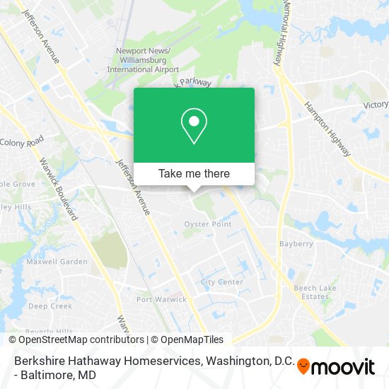 Berkshire Hathaway Homeservices map