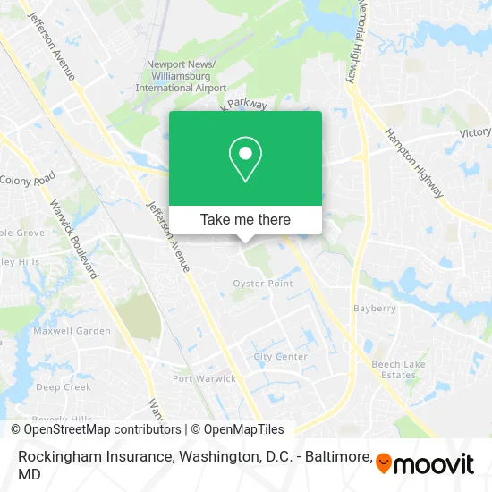Rockingham Insurance map
