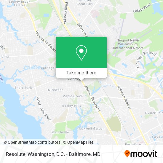 Resolute map