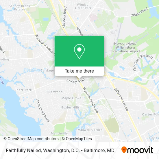 Faithfully Nailed map