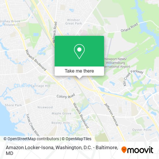 Mapa de Amazon Locker-Isona