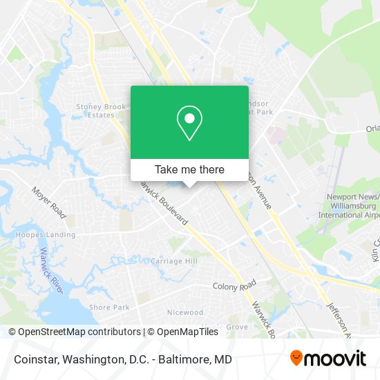 Coinstar map