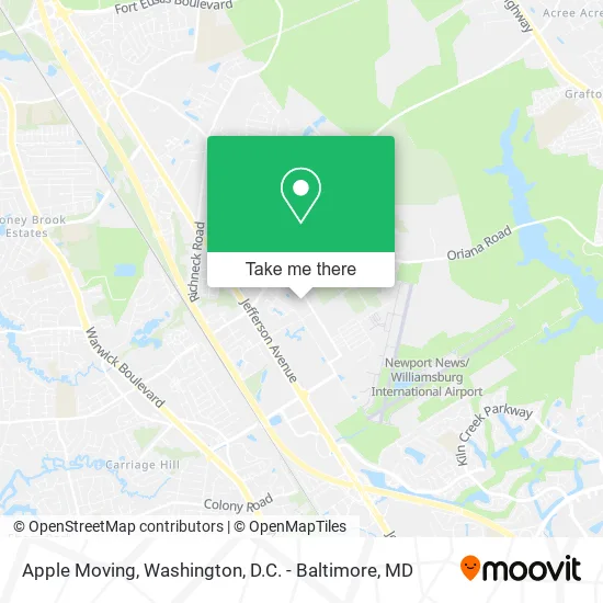 Apple Moving map