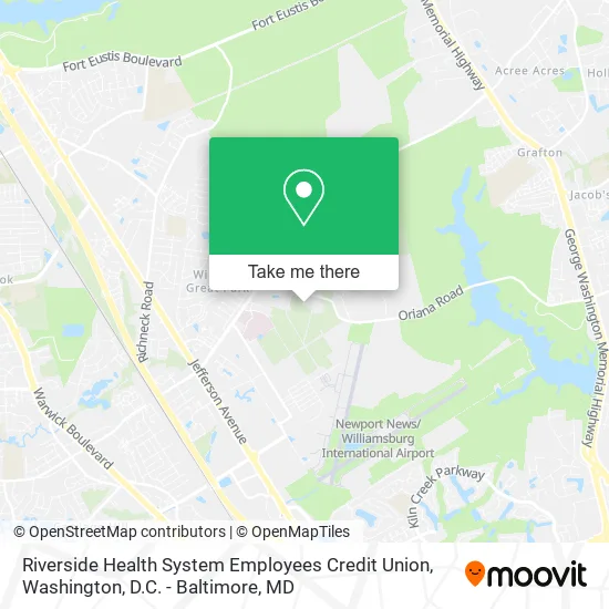 Riverside Health System Employees Credit Union map