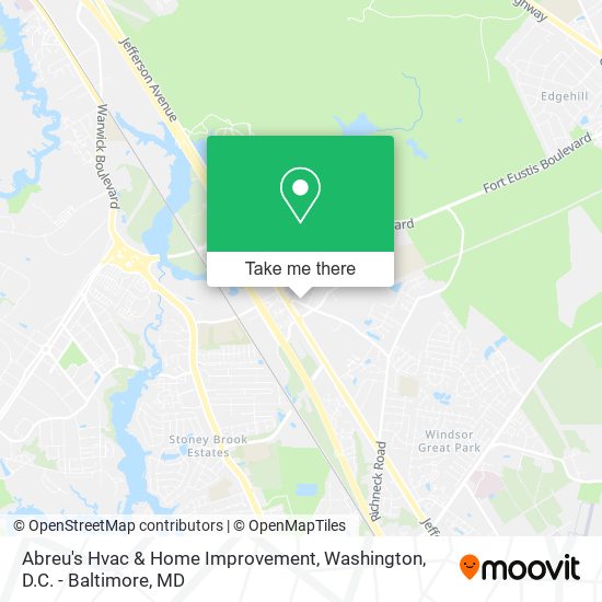 Mapa de Abreu's Hvac & Home Improvement