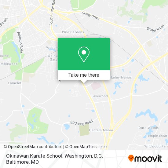 Okinawan Karate School map