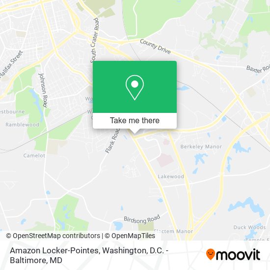 Amazon Locker-Pointes map