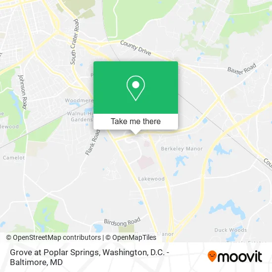 Grove at Poplar Springs map