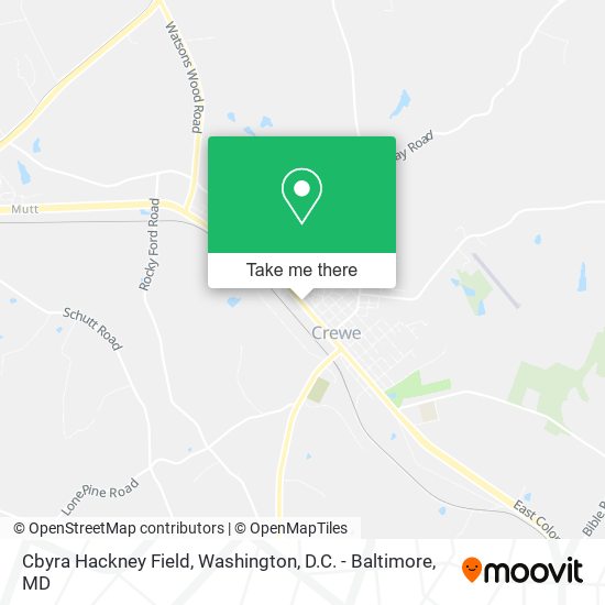 Cbyra Hackney Field map