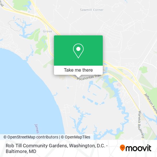 Mapa de Rob Till Community Gardens