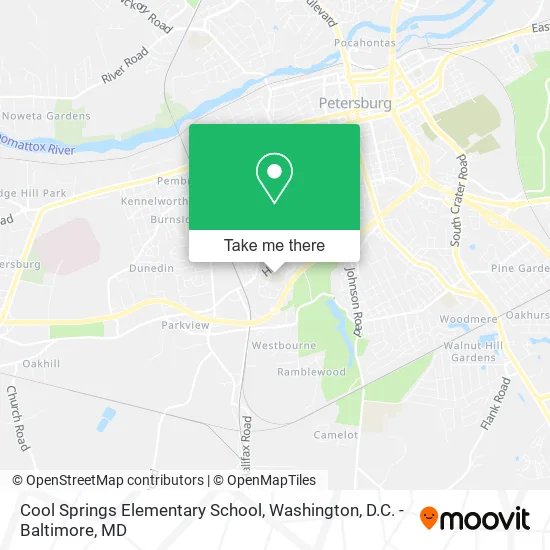 Cool Springs Elementary School map