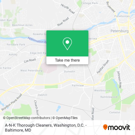A-N-K Thorough Cleaners map