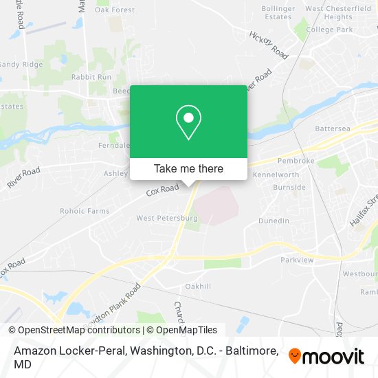 Amazon Locker-Peral map