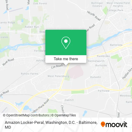 Mapa de Amazon Locker-Peral