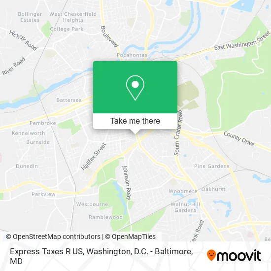 Express Taxes R US map