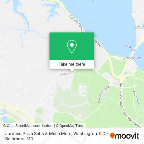 Mapa de Jordans Pizza Subs & Much More