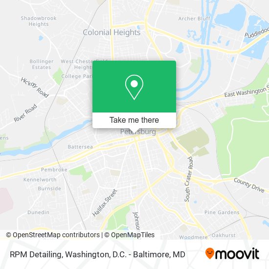 RPM Detailing map