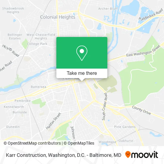Mapa de Karr Construction