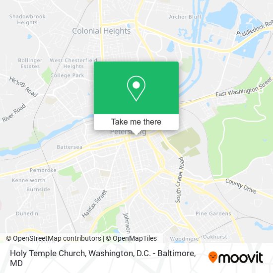 Holy Temple Church map
