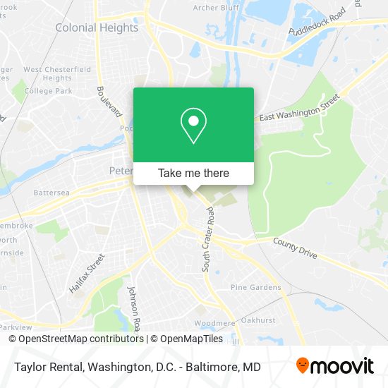 Taylor Rental map