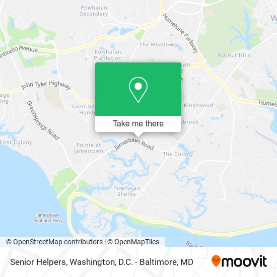 Mapa de Senior Helpers