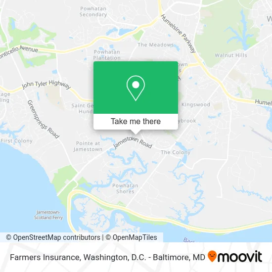 Farmers Insurance map
