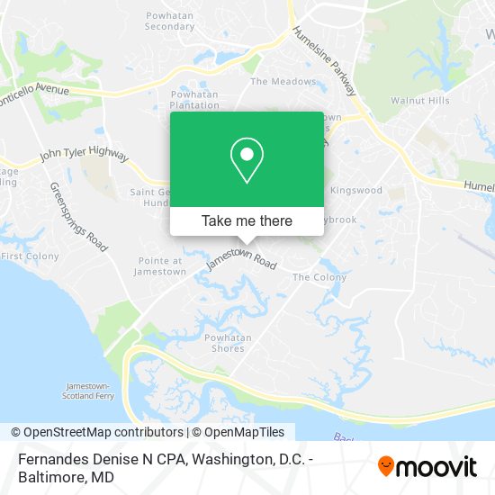 Fernandes Denise N CPA map