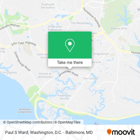 Paul S Ward map
