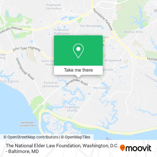 Mapa de The National Elder Law Foundation